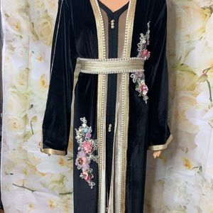Arabic style two piece dress